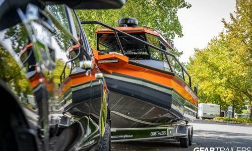 GFAB Alloy Amphibious Boat Trailer - StabiX 240